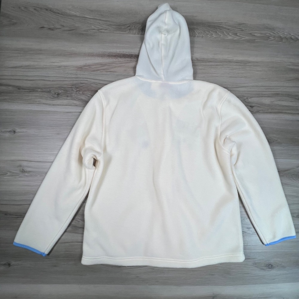 Disney Eeyore Fleece Hoodie The Wonderful World of White Blue woman's L (11/12)‎ - Picture 2 of 10